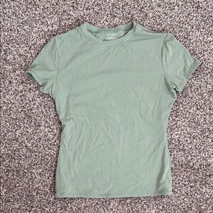 Plain Green Women's Top